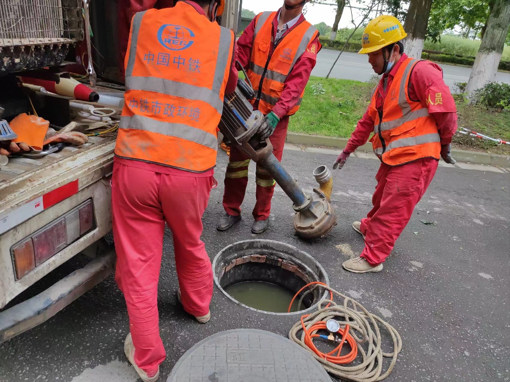 排水管网非开挖高压清洗管道 污水处理工程网 赣达市政(图2)